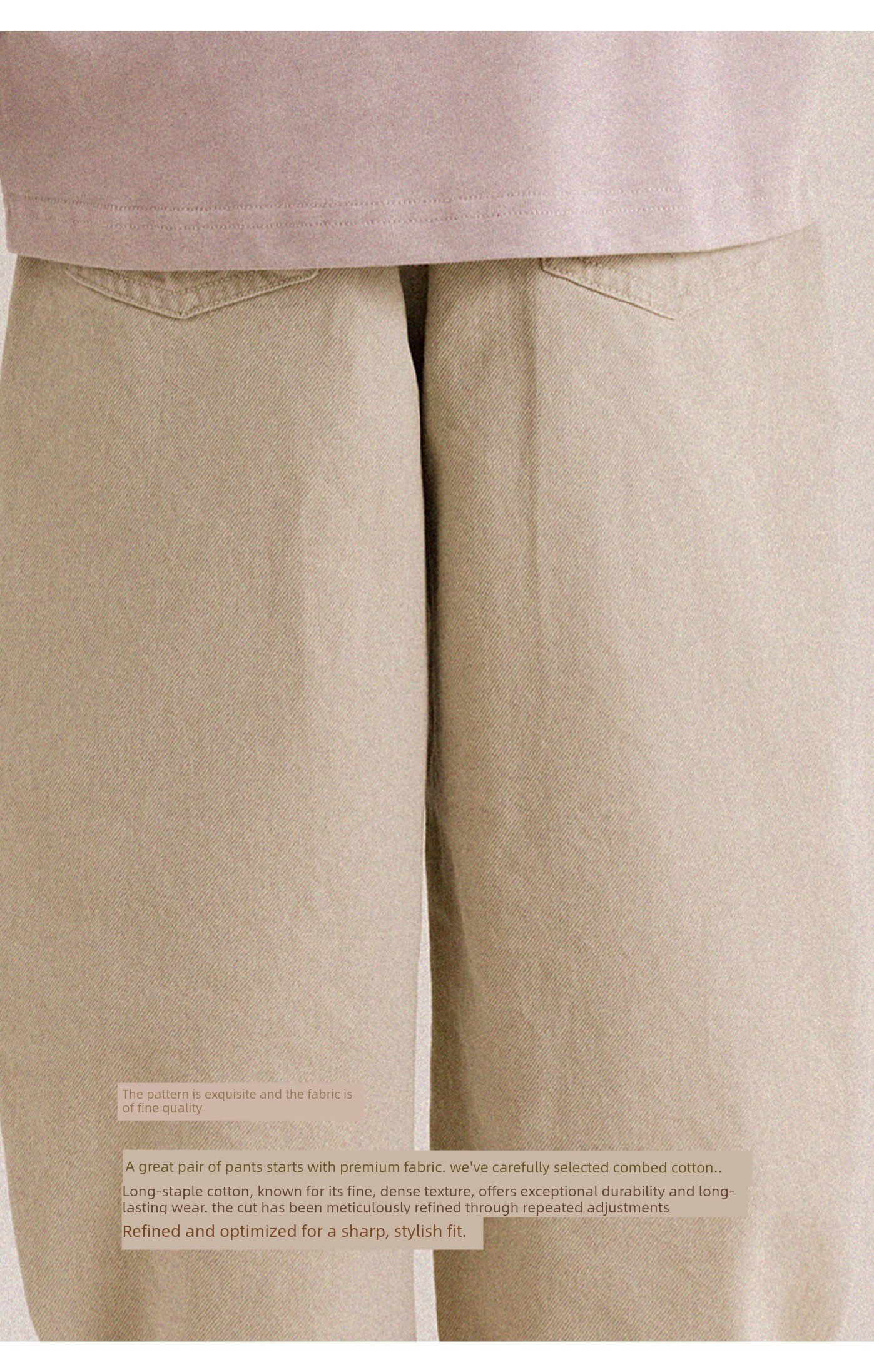 Baby Autumn Simple Pure Cotton Straight Pants Yunerma Girls' Spring and Autumn Fashion Casual Pants Children's Versatile Trendy Pants — 24