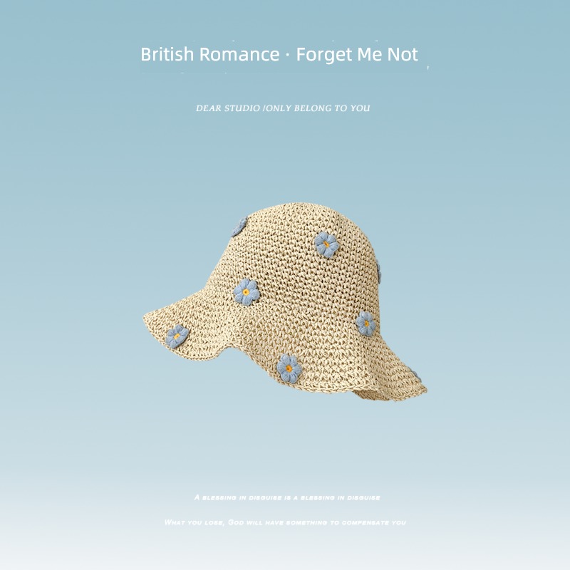 Sun hat solar system female summer Travel on vacation Lace