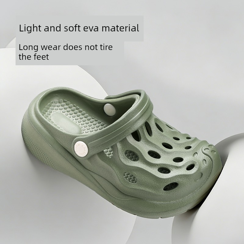 Happy Mary Children's Summer Clogs, Breathable Casual Hole Shoes for Boys, Suitable for Older Children, Outdoor Beach Sandals — 2