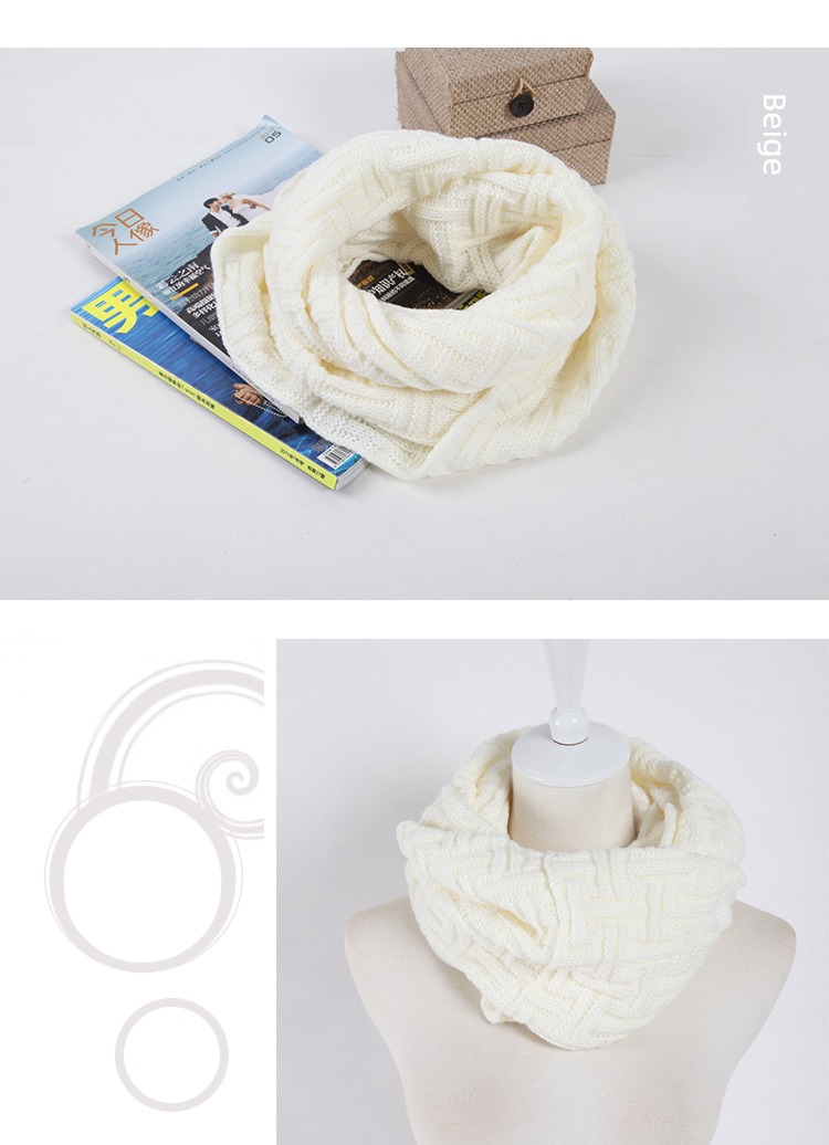 winter Condom female Versatile thickening black Knitting wool