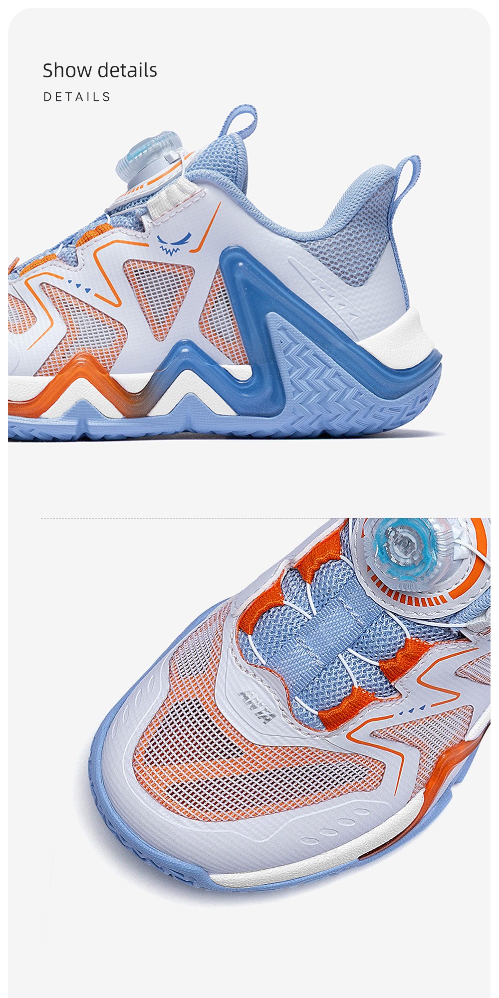 Anta Kids Reverse Scale | Basketball Shoes for Boys, New Professional Youth Model, Official Flagship Store Genuine Sports Shoes — 91