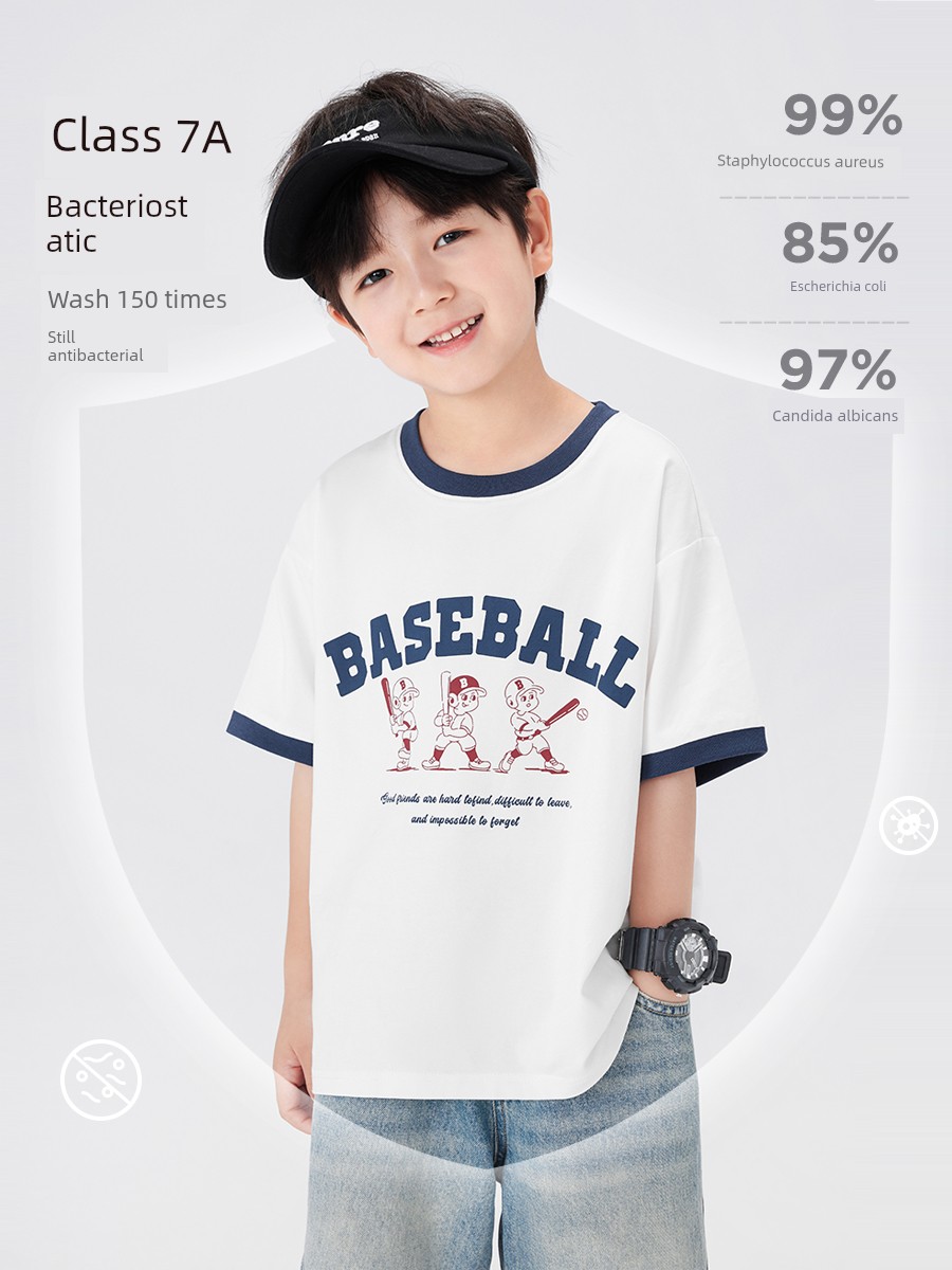 Zuoxi Children's Clothing Boys' Short-Sleeve T-Shirt Children's Long-Sleeve Base Shirt Autumn Wear 2026 New Model Boys' Big Kids' Top