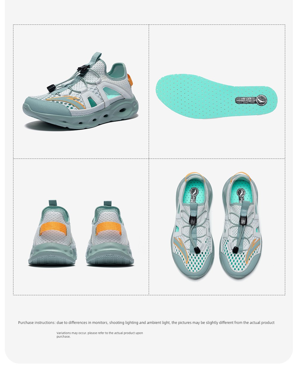 Anta Kidsren's Summer Sandals, Boys' River-Tracing Shoes, Beach Shoes, 2026 Summer New Style, Water-Resistant Outdoor Retro Sports Sandals — 69