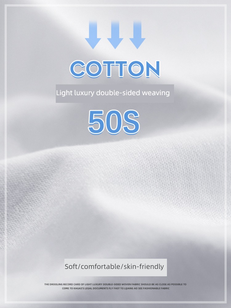 man pure cotton Round neck summer breathable ins Short sleeve T-shirt
