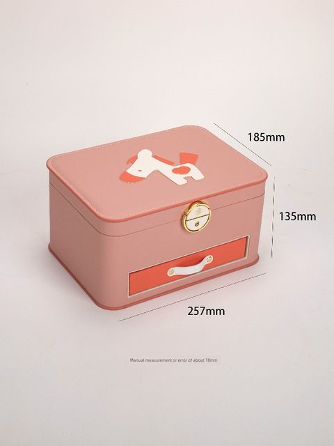 Sofis pony girl jewelry box girls children's hair accessories storage box baby gift box empty box princess hair accessories box