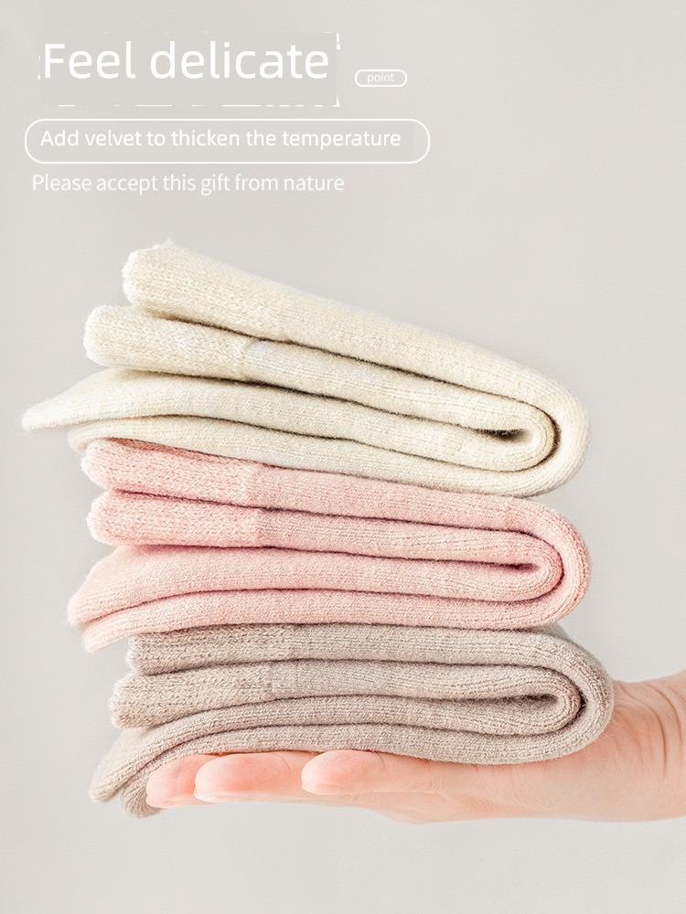 Hosiery children pure cotton keep warm Super thick postpartum Socks
