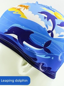 Children's Swimming Cap Cartoon Comfortable Ear Protection for Girls and Boys Cute Kids Breathable Swimming Pool Swimmin