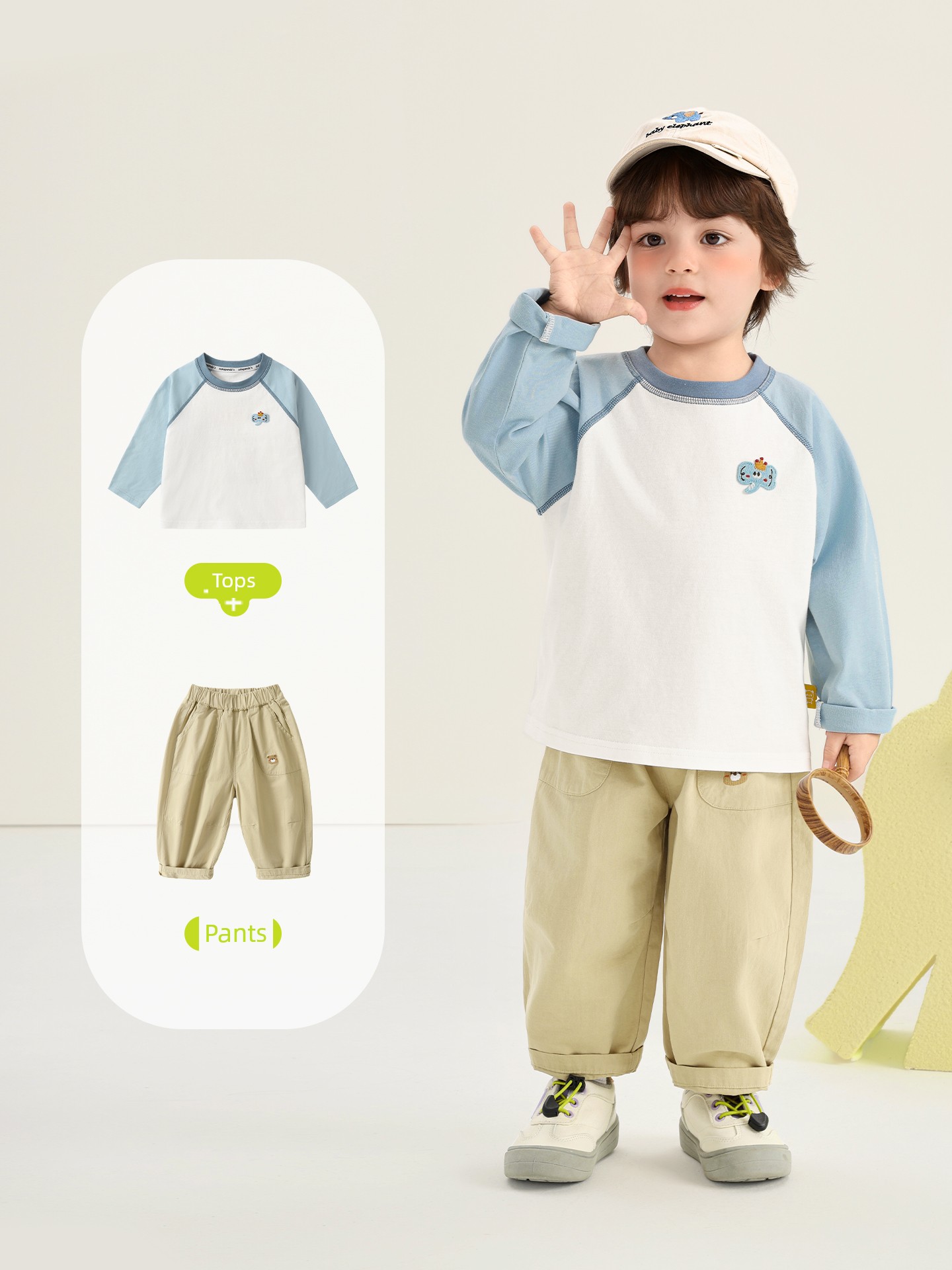 Children's Pure Cotton Pants Spring and Autumn Style Boys' Casual Pants 2026 New Model Baby Autumn Clothing Girls' Long Pants Autumn Outfit — 4