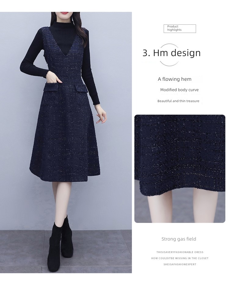 Wool Autumn and winter atmosphere Vest Medium length Lay a foundation vest