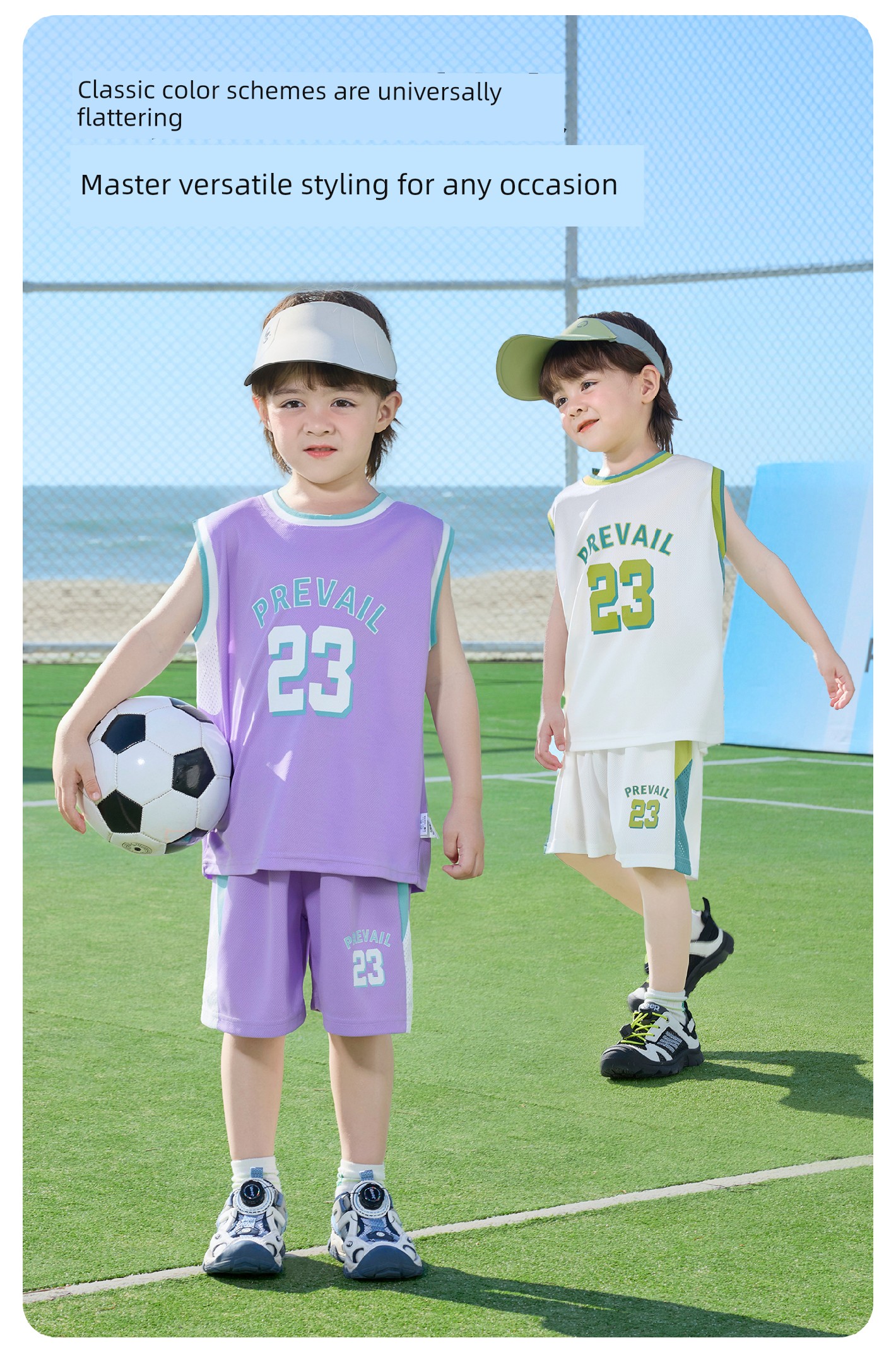 European Boys' Summer Sports Suit Vest Shorts Children's Summer Clothing Cool Quick-Dry Two-Piece Set New Children's Clothing — 14