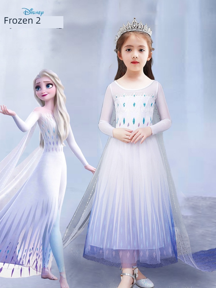 Aisha Frozen Aisha Autumn and winter Princess Dress