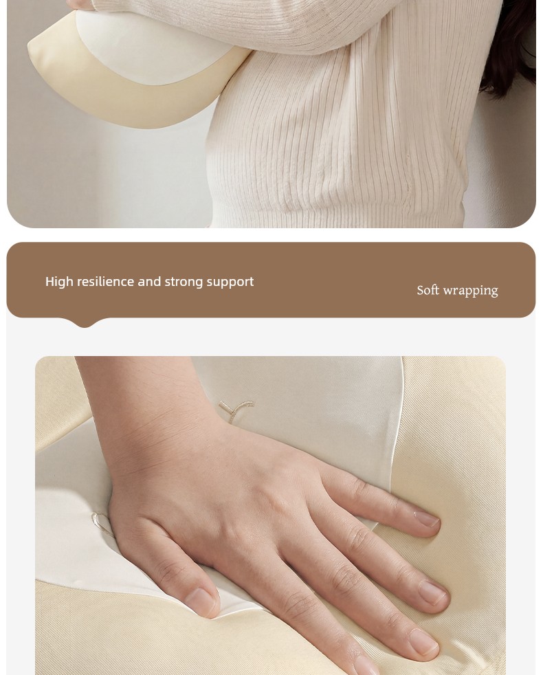 Ying's Maternity Pillow for Waist Support, Side Sleeping, and Belly Support, Pregnancy Pillow for Summer Sleep, Magic Pillow for Sleeping — 8