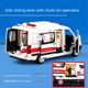 120 ambulance toys large boy and girl police car police car toy car alloy car model fire truck