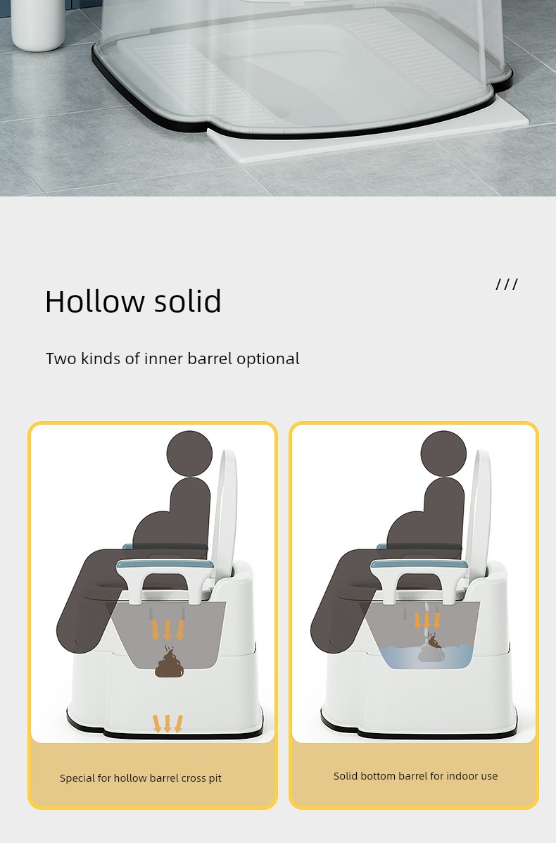 Movable For Home Elderly Deodorizing Filter Indoor Toilet — 14