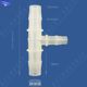 Plastic diameter tee plastic tee joint hose pagoda joint diameter T-shaped tee joint