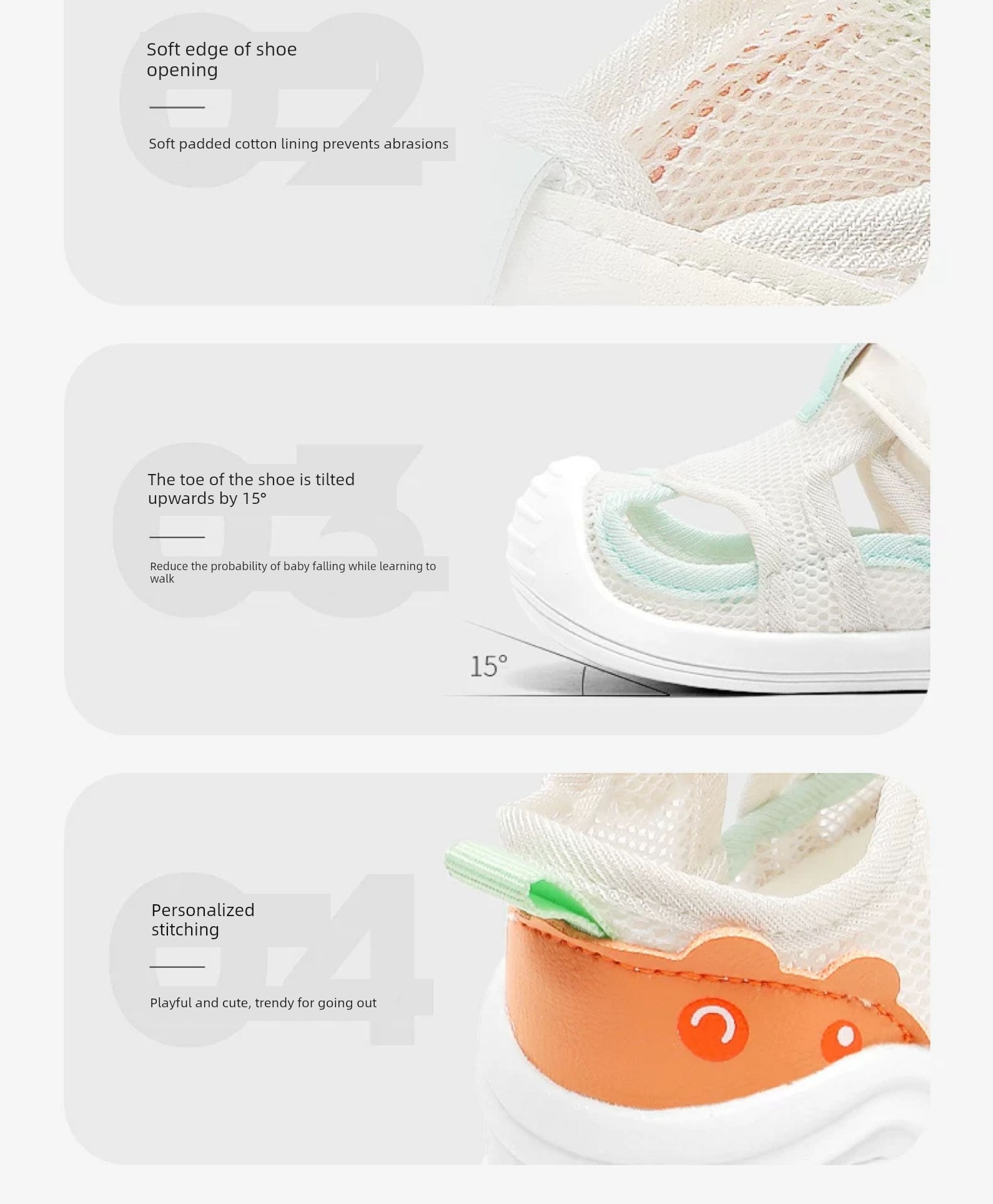 Baby Toddler Shoes Sandals Summer Mesh Shoes Baby Shoes Soft Bottom 1-2-3 Years Old Boys and Girls Functional Non Slip Soft — 11