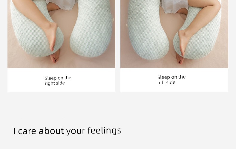 Mommytime Pregnancy Pillow Waist Support Pillow Belly Support Pregnant Women Sleeping Side Pillow Head Pillow U-Shaped Pregnant Women Supplies — 7