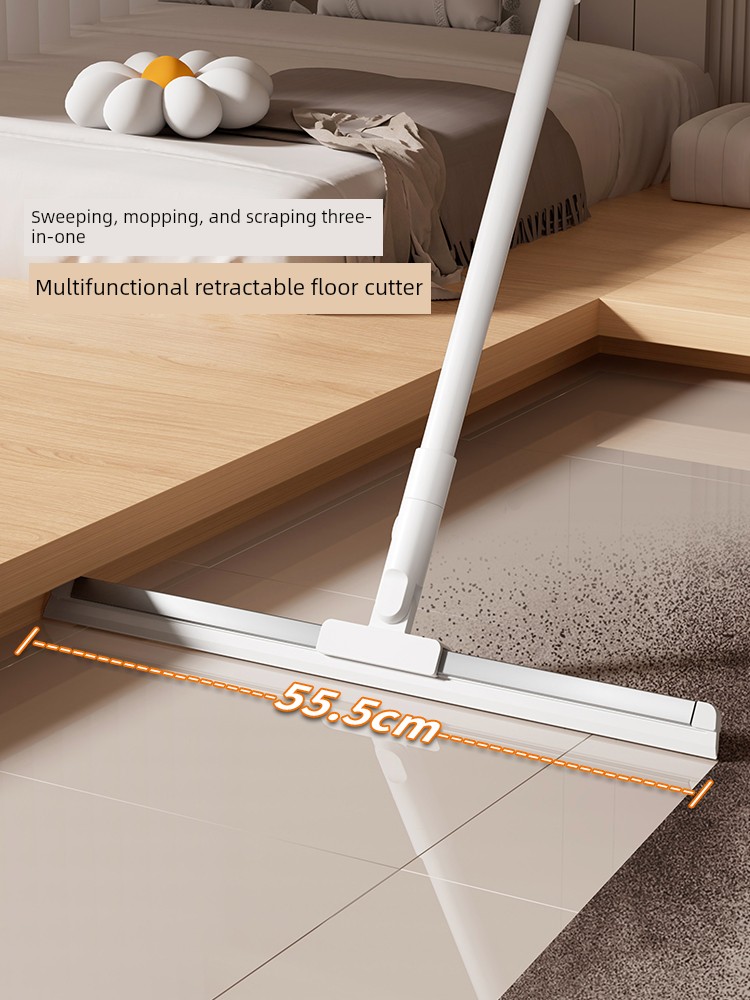 Magic Broom Wiper Mop Bathroom Wiper Dual-Purpose Floor Scraper Household Artifact Toilet Toilet Brush