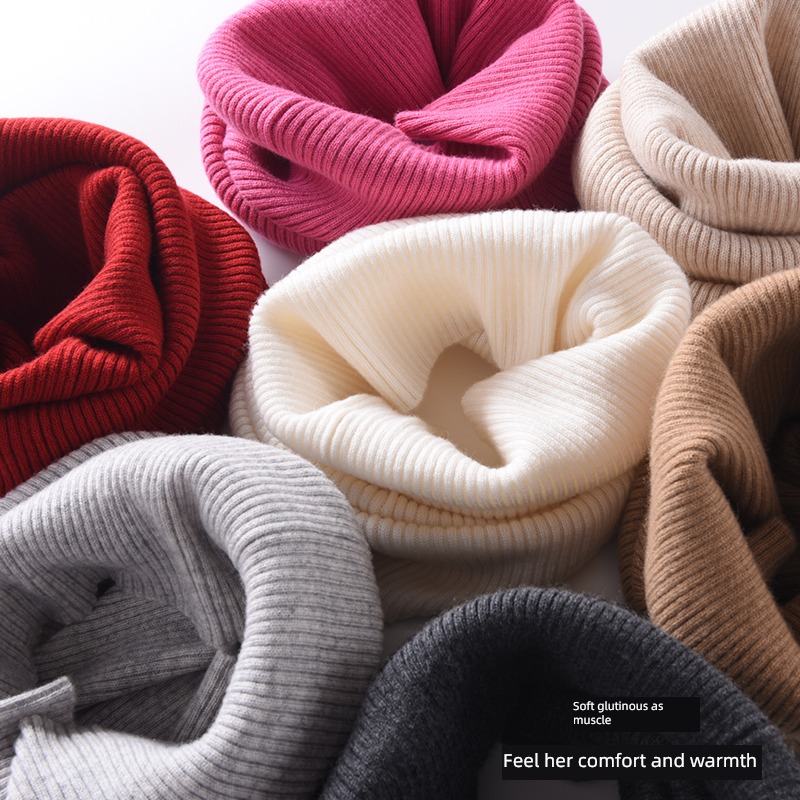 Pure cashmere winter thickening Versatile Cervical spine protection scarf