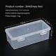 Rectangular plastic packaging box matte matte electronic hardware component box high-end empty box small storage box