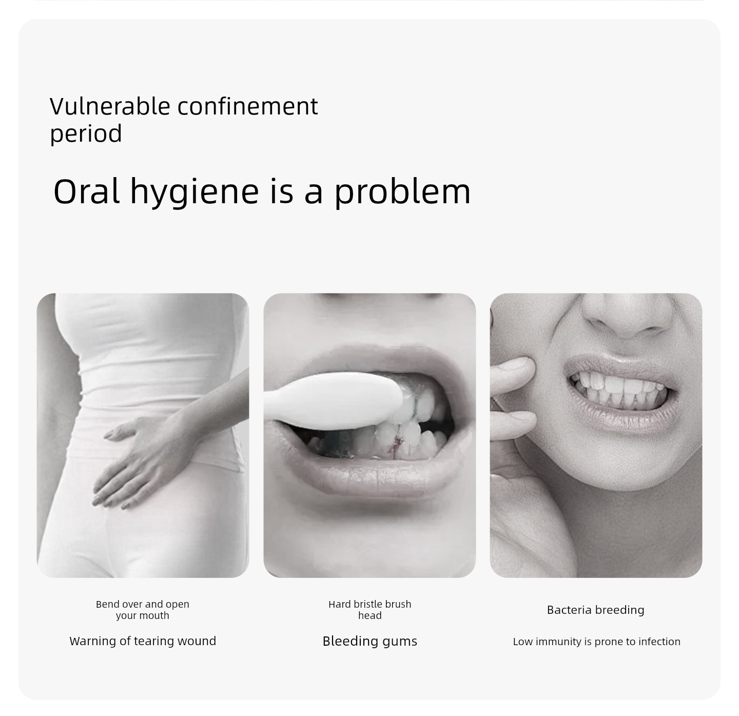 Pregnant Women's Confinement Toothbrush Disposable Soft Hair Gauze Postpartum Maternity Special Toiletries Toothpaste 30 Pieces during Pregnancy — 2