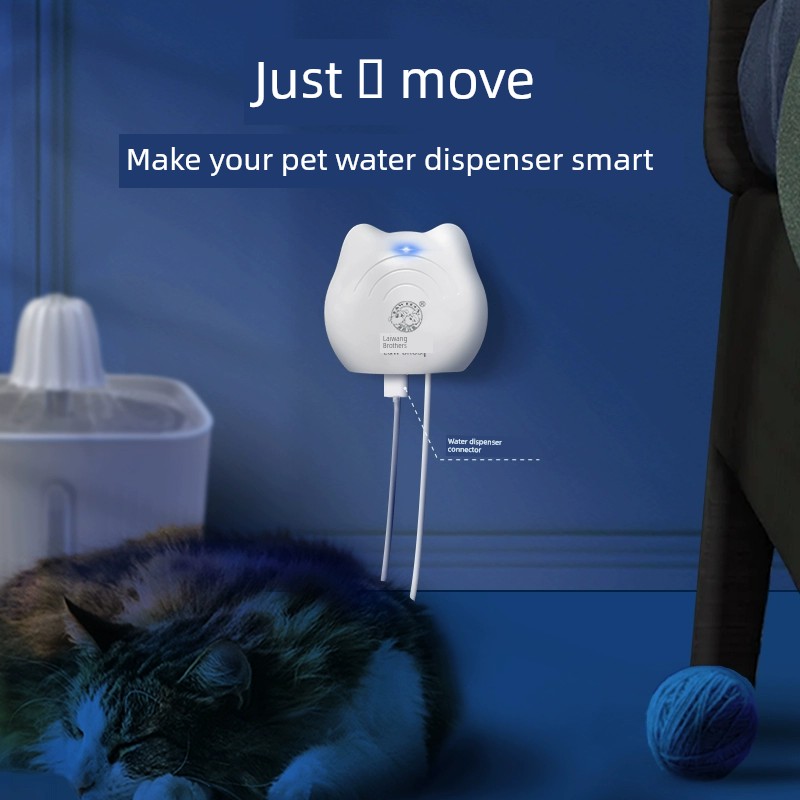 可愛貓頭智能感應寵物飲水機自動出水狗狗貓咪喝水循環飲水器
