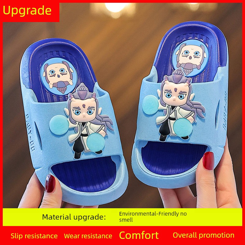 2025 New Arrival Nezha Slippers AO C Slippers Kids Summer Home Soft Bottom Non Slip Baby Summer Slippers Boys and Girls — 3