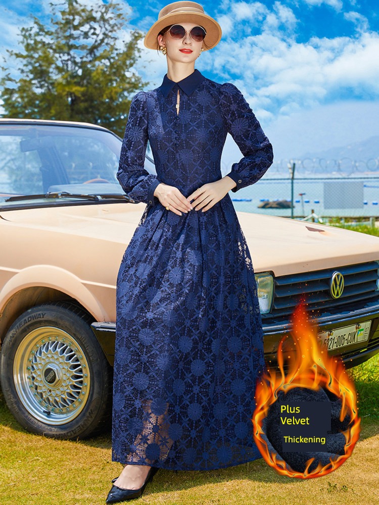 winter Plush major suit grace senior Lace Dress