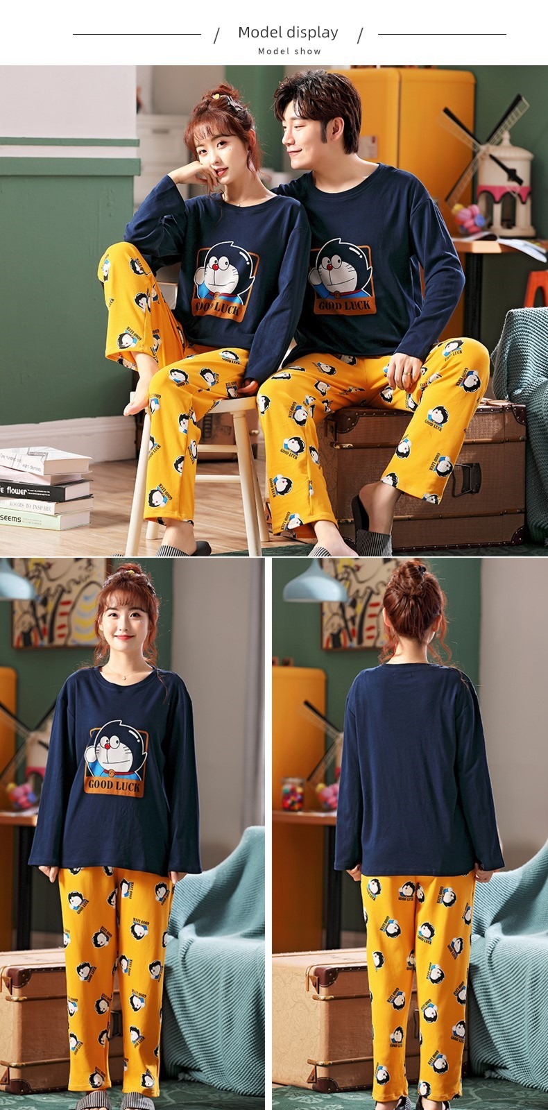 300 Jin men's wear lovers All cotton the fat pajamas