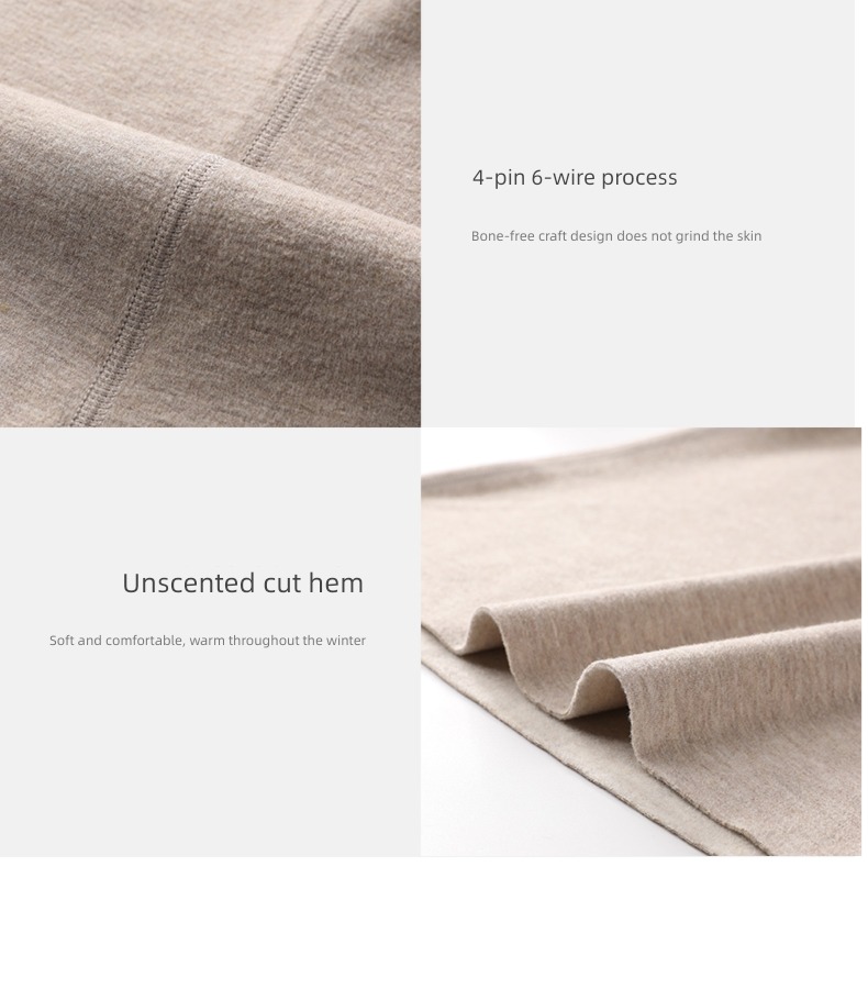 keep warm suit ma'am Autumn and winter Plush thickening Lay a foundation jacket trousers Derong Cashmere Self heating Autumn clothes and pants