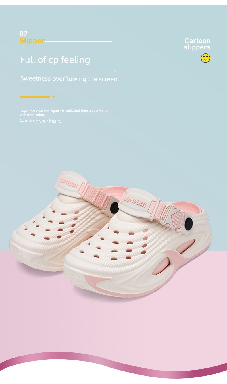 Children's Croc Shoes Boys' Two-Way Sandals 2026 New Summer Soft Sole Non-Slip Beach Slippers for Boys and Older Kids — 2