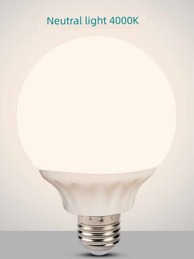 Screw For Home Yellow Light Three-Color Road Lead LED Bulb
