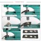Iron air eye button silver white corn buckle hollow rivet buckle light box cloth metal button eye display stand advertising tag button eye