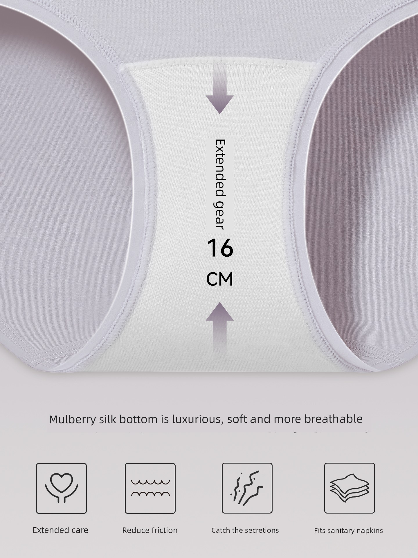 Manxi Ultra-Comfortable Maternity Panties for Early, Mid, and Late Pregnancy, High-Waisted, Seamless, Integrated Silk Gusset Shorts for Women — 2