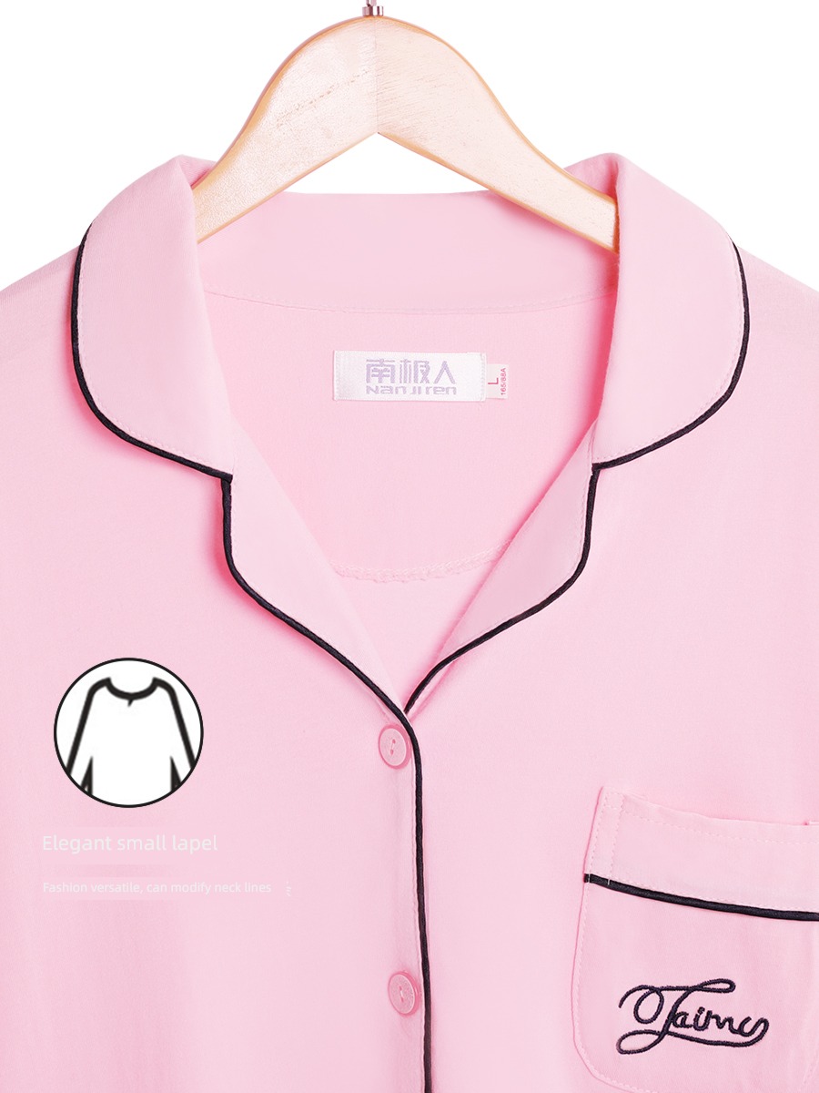 NGGGN ma'am Cotton Spring, autumn and winter suit pajamas