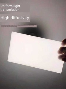 Aluminum Single-Panel Frosted Diffusion Board, Ceiling-Mounted Starry Sky Panel, Long Acrylic Panel, High-Transparency L