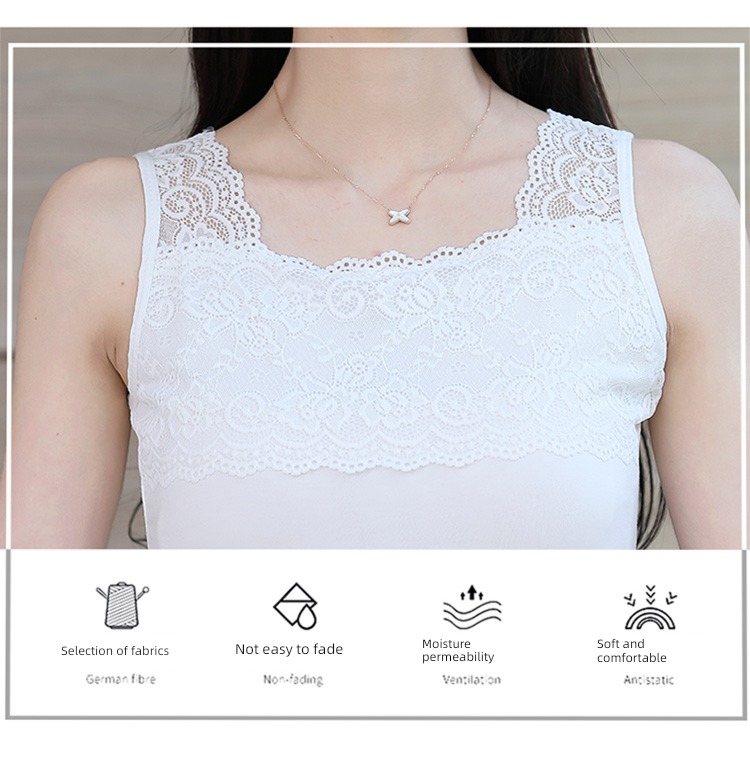modal  Self-cultivation Inner lap Wear out Black and white vest