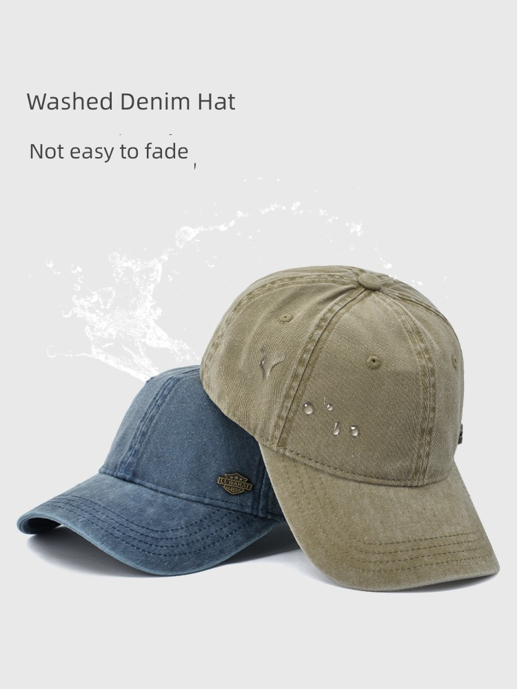 washing men and women currency Curved eaves motion Make old Baseball cap
