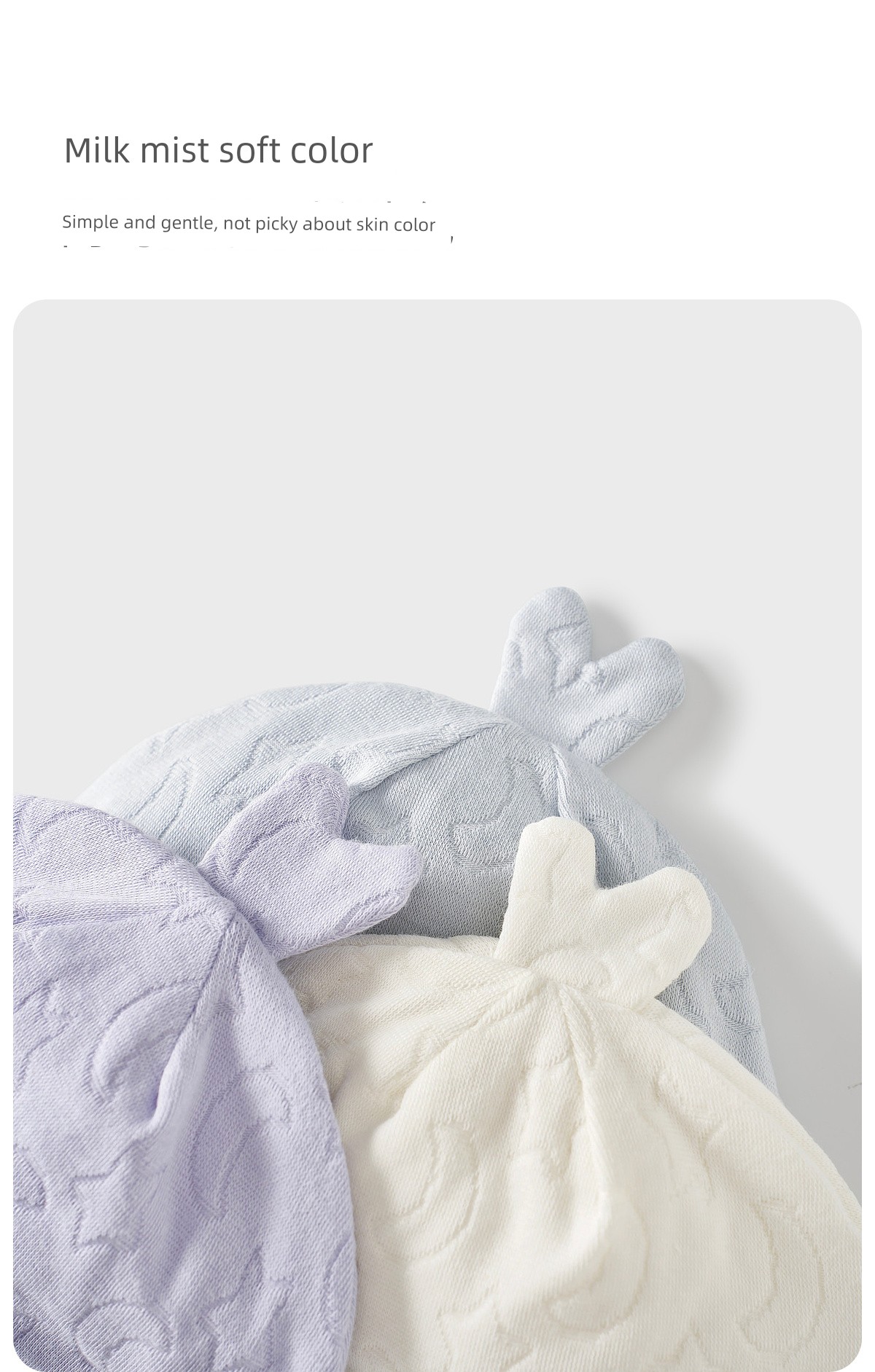 Tongtai Baby Hat Pure Cotton 0-3 Months Newborn Protective Fontanelle Cap Newborn Hat Baby Double-Layer Windproof Hat — 7