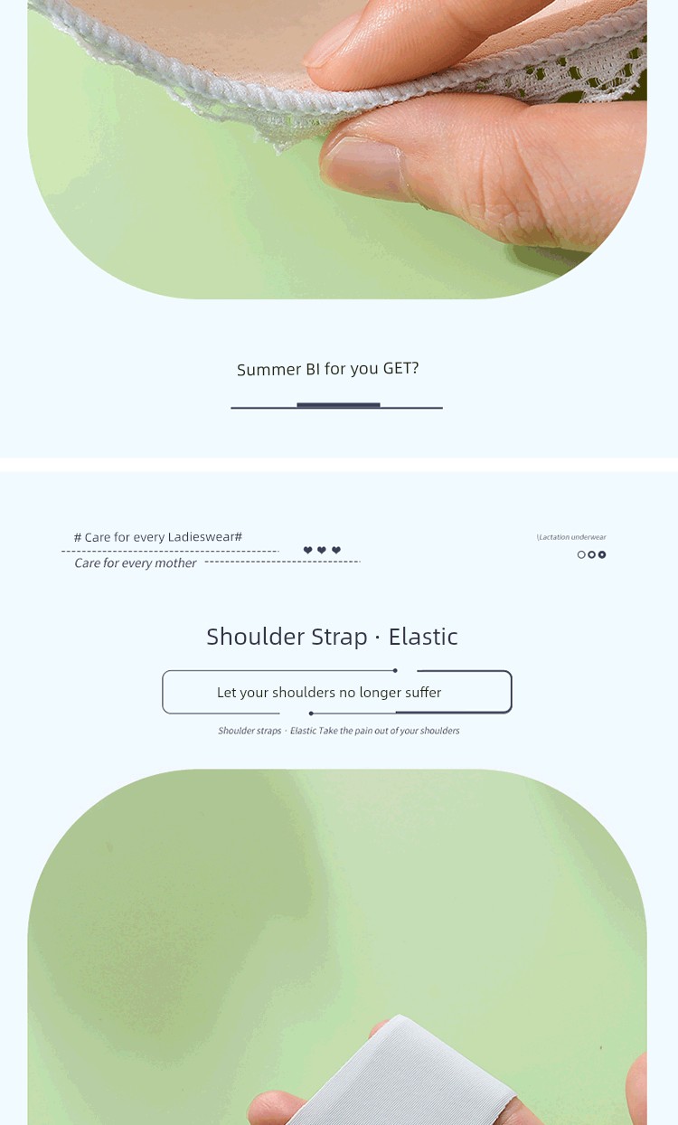 Vest Breastfeeding Intimates Push up and Anti-Sagging Breast Milk Period Maternity Bra Postpartum Feeding Front Buckle Thin Bra — 16