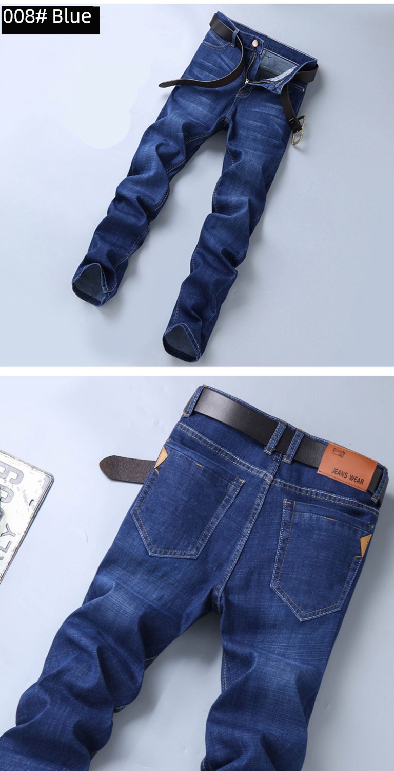 autumn easy Straight cylinder wear-resisting work man Jeans