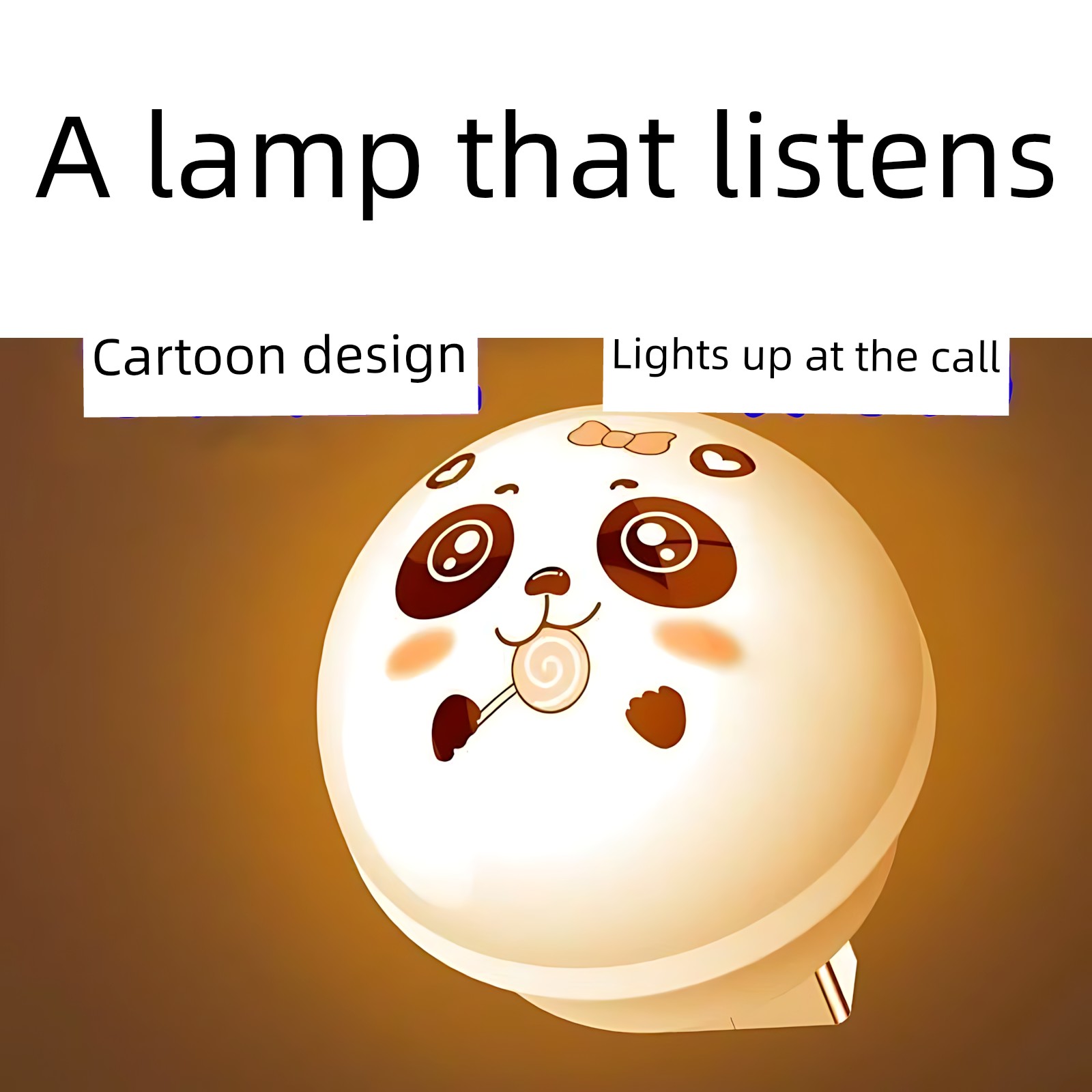 Artificial Intelligence Voice Control Creative Night Light USB Voice Control Led Eye Protection Lamp Home Bedroom Bedside Lamp