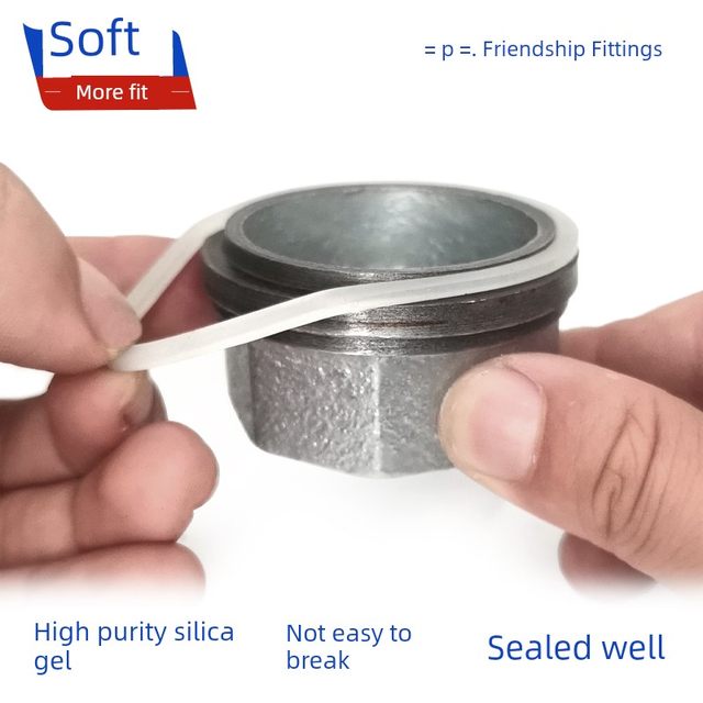 Lift joint gasket lift joint gasket one inch 6 minutes 1 oil 50 silicone gasket 32 water pipe 40 galvanized swing knot sealing ring