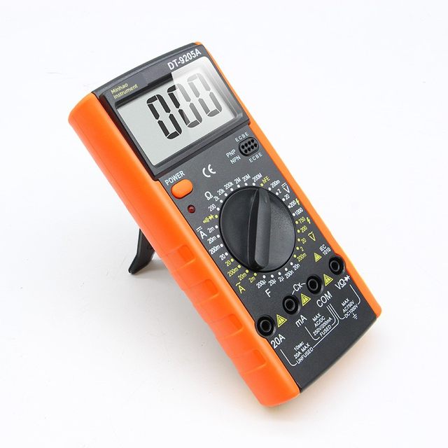 电工万用表DT9205A自动关机高精度数字防烧万能表工具实习套装