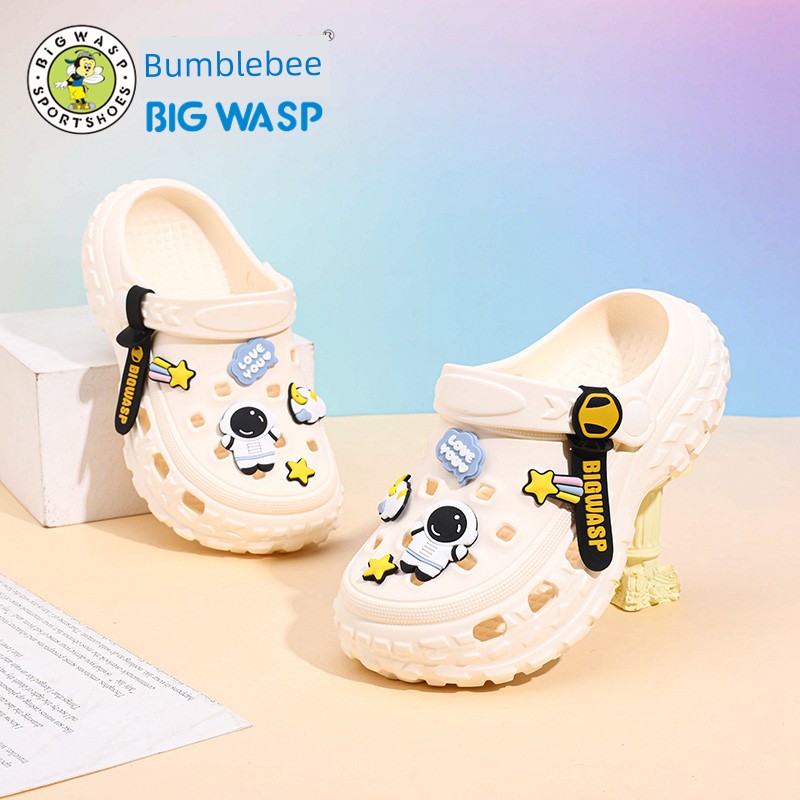 Bumblebee Kids Hole Slippers Boys Summer New Arrival Non Slip 2025 Sandals Older Boy Children's Shoes Sandals — 6