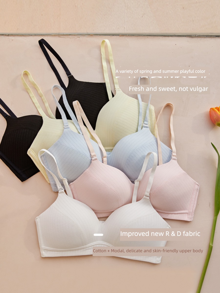 modal  Big chest shows small comfortable Wireless  Underwear