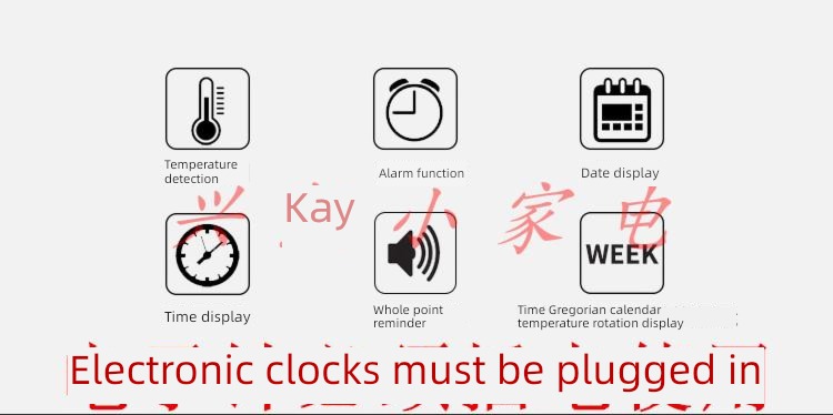 Zhixing Extra large Super quiet Multiple groups aluminium alloy Digital clock