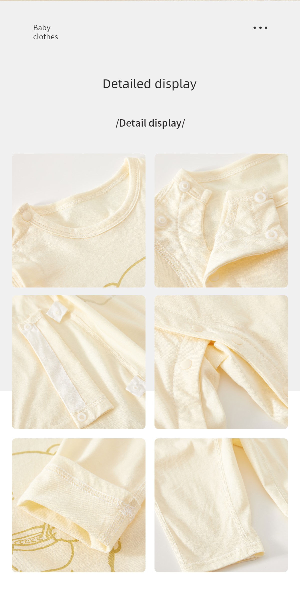 Spring & Fall Thin Clothes for Babies Summer Air Conditioning Room Clothes Pure Cotton Double Layer Bellyband Boneless Pajamas Close-Fitting Intimates — 12