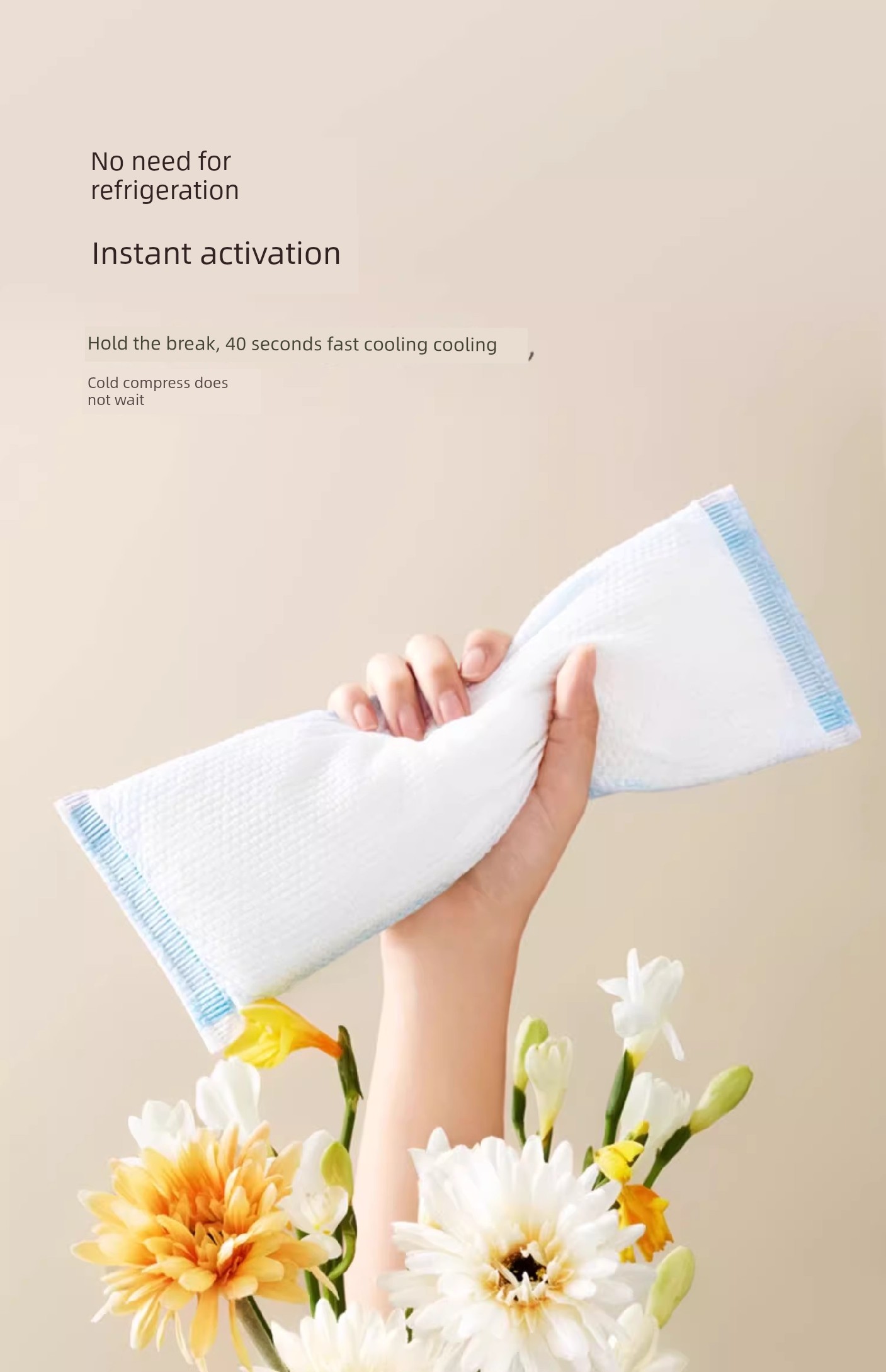 October Crystal Cold Compress Pad for Postpartum Use, Dual-Purpose for Natural and C-Section Births, Postpartum Pain Relief, Incision Wound Ice Pack, — 4