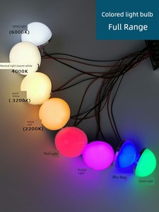 Led Semi-Circular Bulb 12V24V High Voltage 220V Mirror Front Spring Advertising Sign Amusement Park Point Light Source M